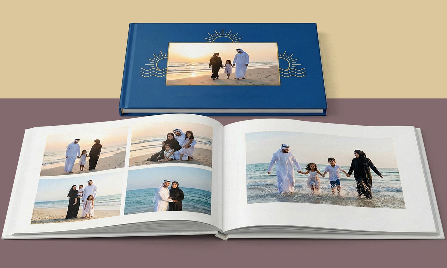 One 20-, 40-, 60- or 100-Page A5, A4 or A3 Hardcover Photobook