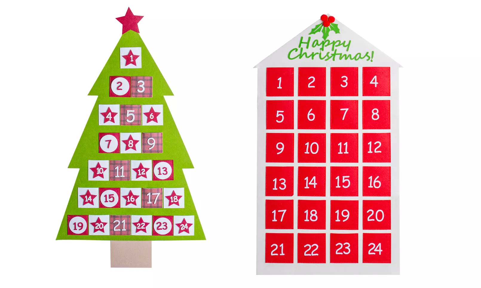 Calendrier de l'Avent à remplir, à suspendre de Nicola Spring, modèle au choix - Primary Image