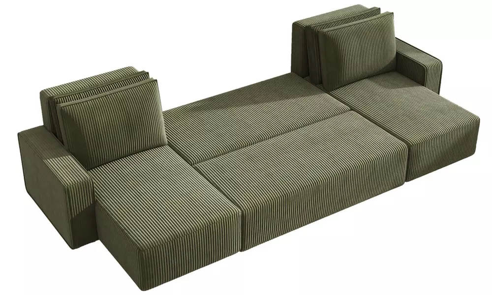 Canapé panoramique convertible Lubec, Kocoon