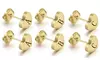 Initial Stud Earrings 14K Gold Plated Dainty Letter Earrings 