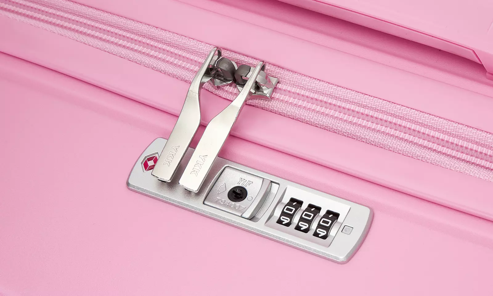 KONO One or Four Piece Colorful PP Hard Shell Suitcase With TSA Lock