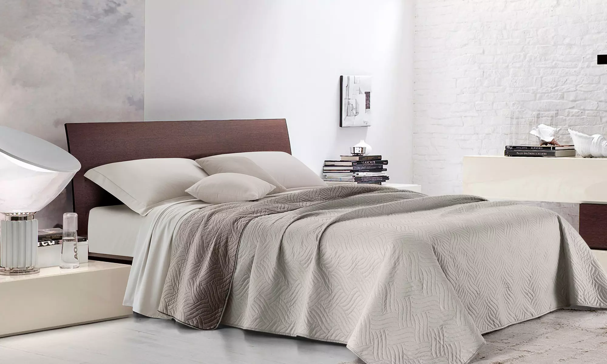 Reversible Peach Skin Bedspread