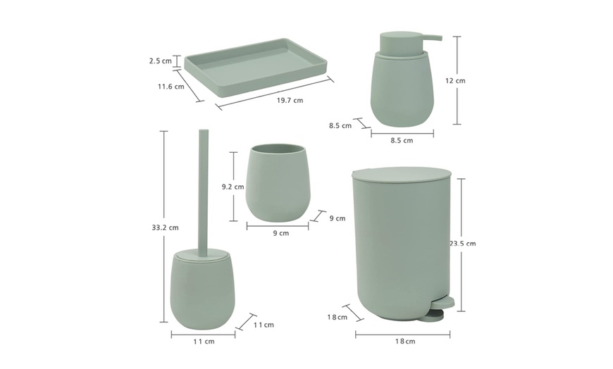 Image 25: Set de 6 accessoires de salle de bain