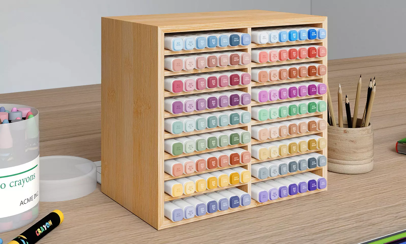 Bamboo Desk Organisers Collection