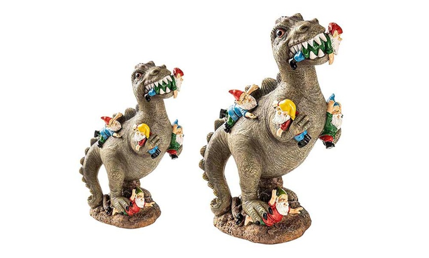 Image 2: Garden Dinosaur Statue