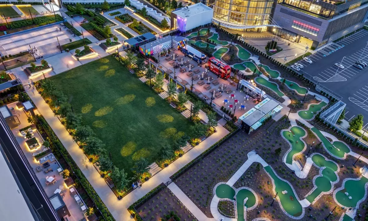 Experience 18 Holes of Sky-High Mini Golf with Views of Tysons!