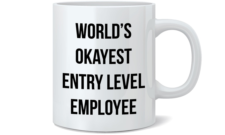 Image 14: One or Two Employee Novelty Mugs