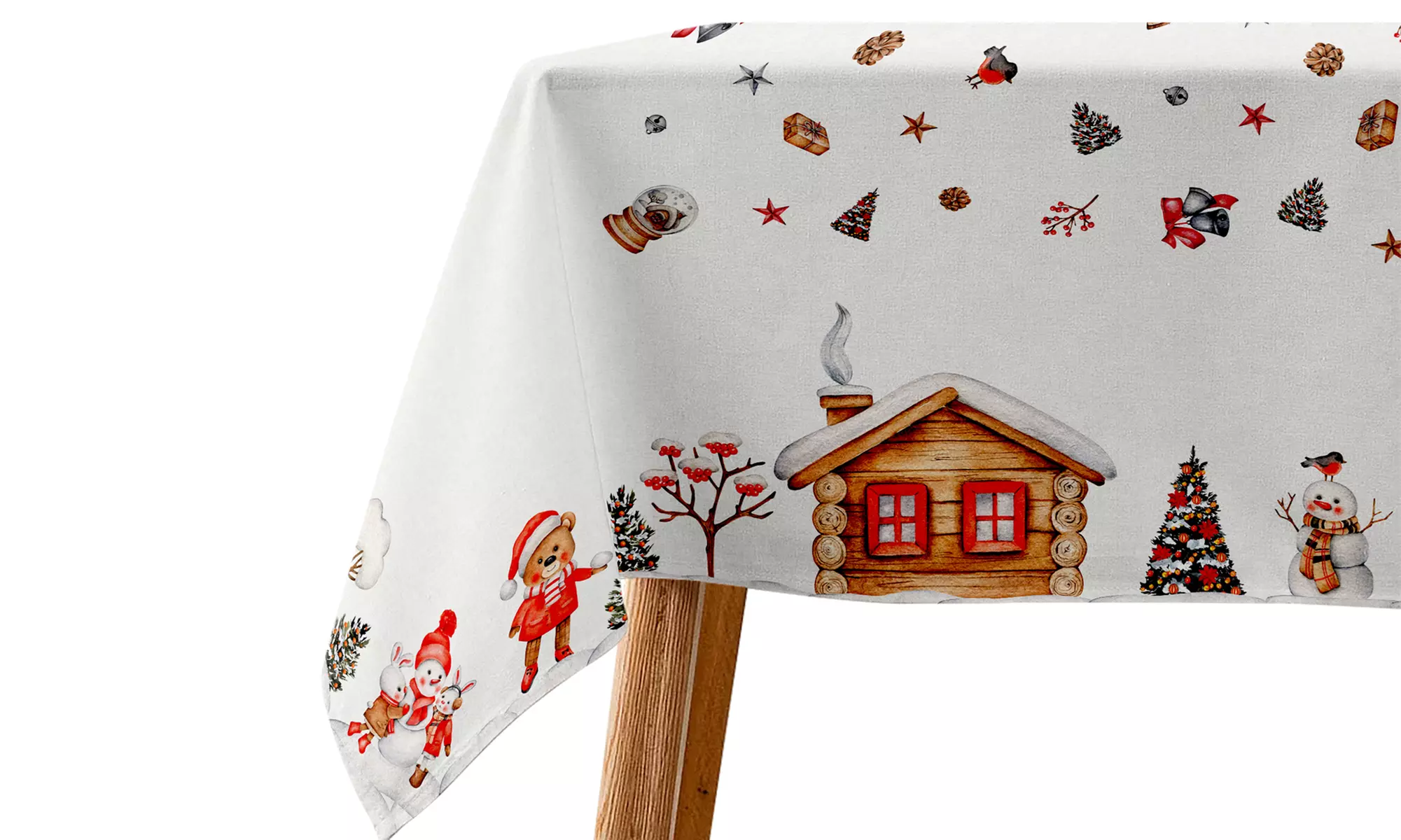 Tovaglia natalizia in cotone Vienna