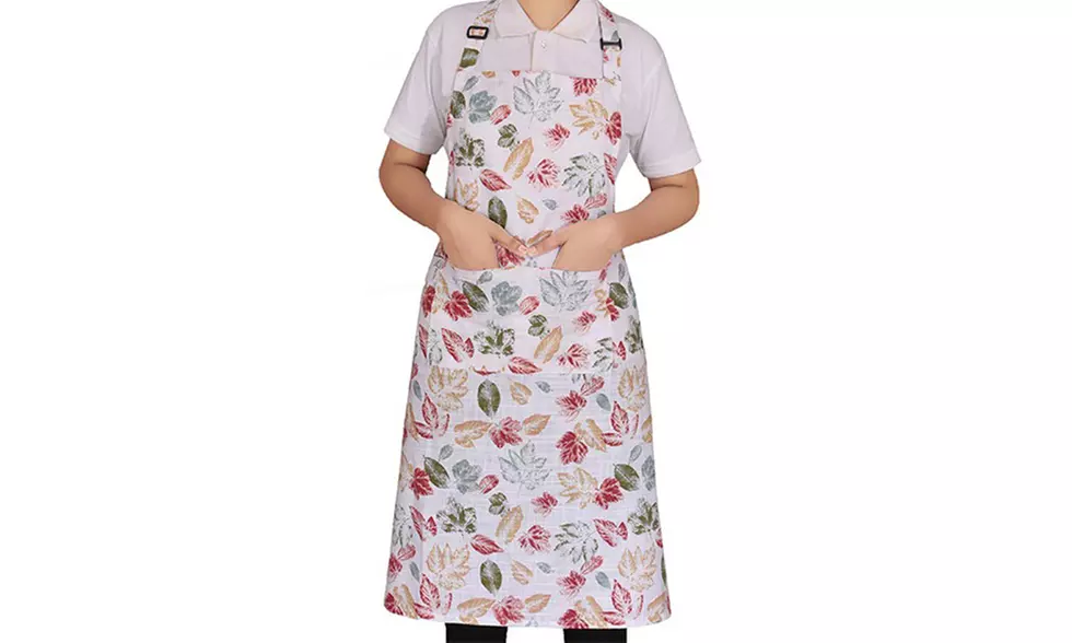 Cotton Bib Apron Adjustable XXL Fit with Pockets and Patterns