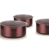 Image 3: Arthur Martin Set of 3 Casseroles with Durable Non-Stick Design 