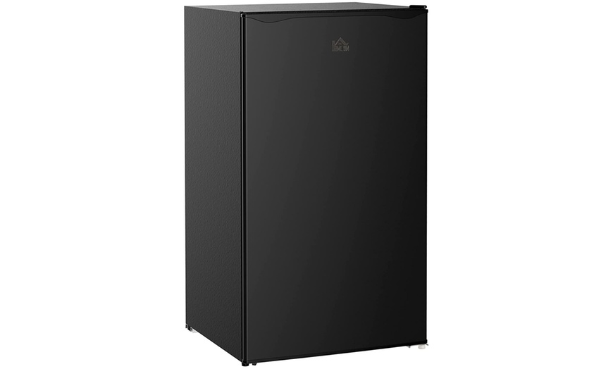 Image 9: HomCom 91L Freestanding Under-Counter Fridge with Chiller Box