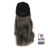 Image 2: Curly Long Wig Baseball Cap