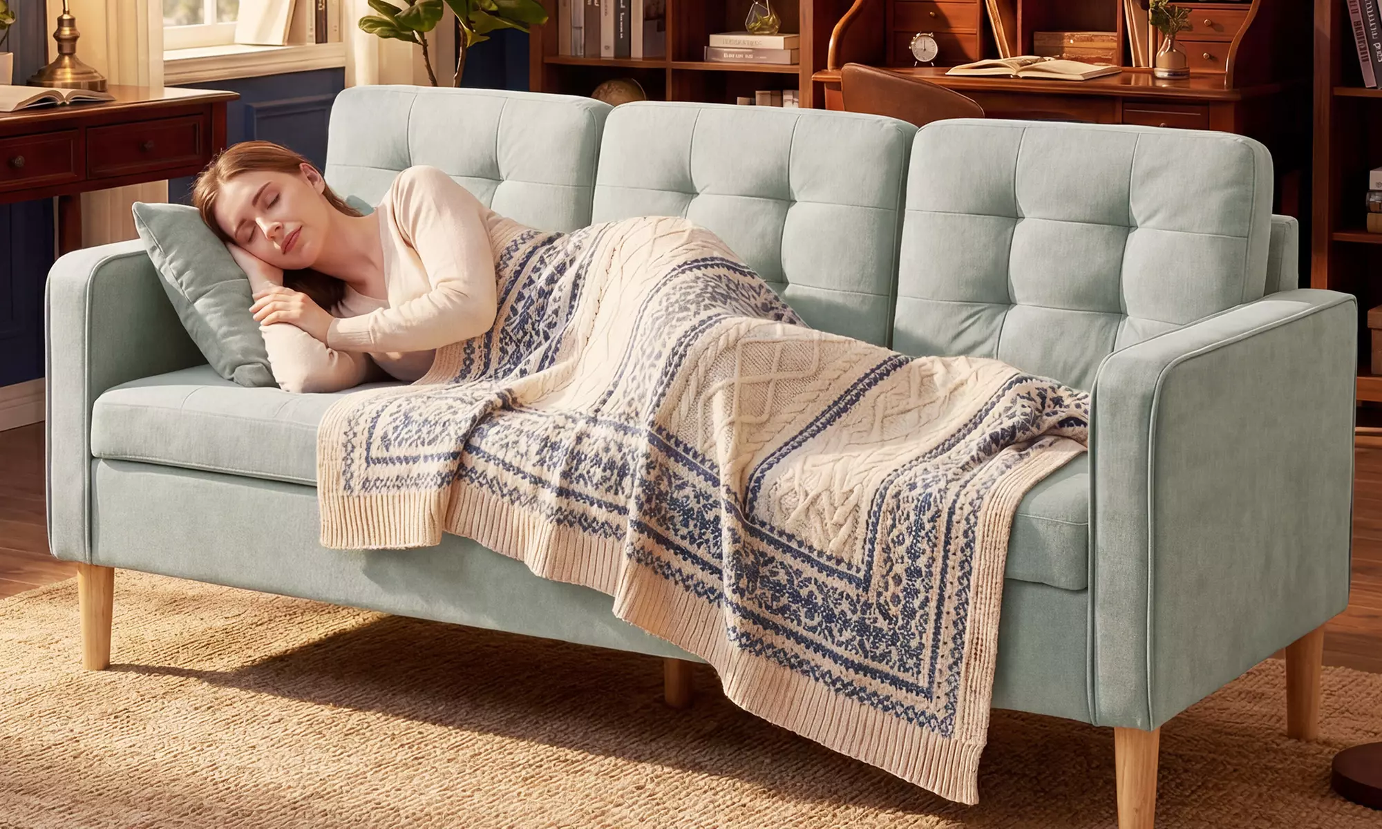 Homcom Three Seater Storage Sofa