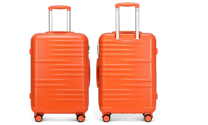 Image 30: ABS Hard Shell Suitcase or 3 Piece Suitcase Set with Lock