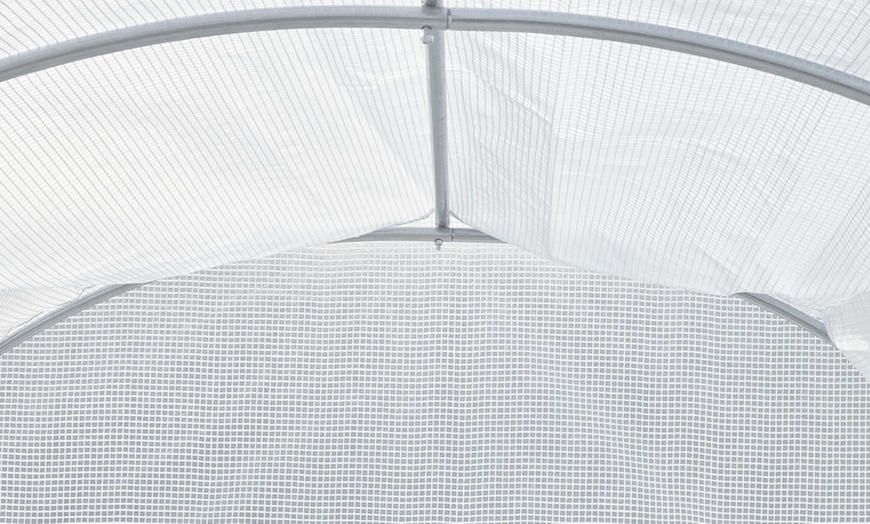 Image 17: Outdoor Walk-in Tunnel Steel Greenhouse with PE Cover