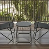 Image 2: Three-Piece Outdoor Bistro Garden Furniture Set