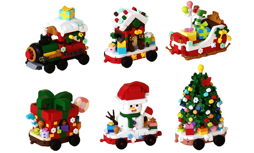 Image 4: Set di blocchi di costruzione natalizi