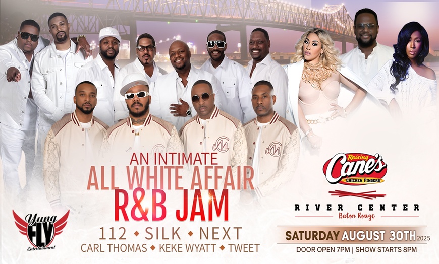 Image 1: An All White Affair: R&B Jam - Up to 54% Off
