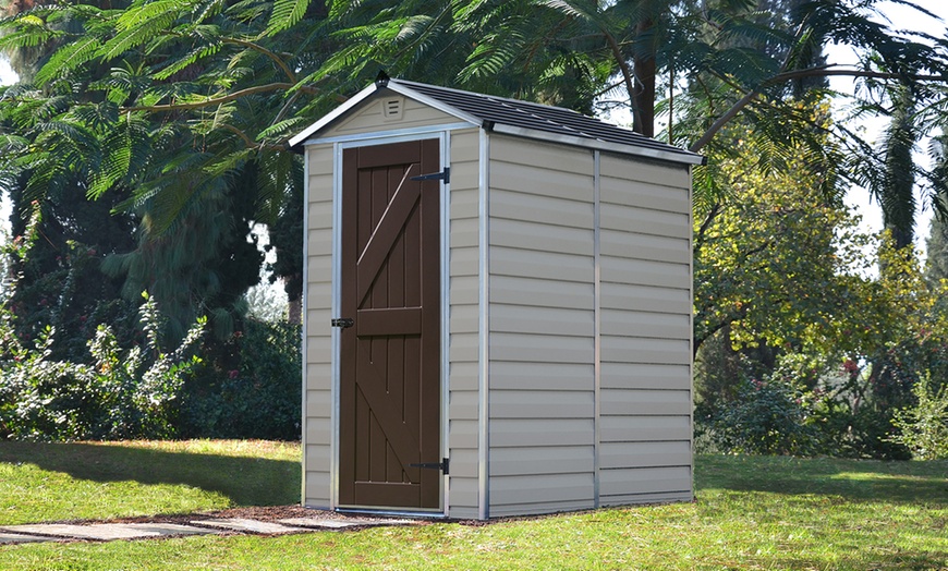 Image 2: Palram Tan Shed