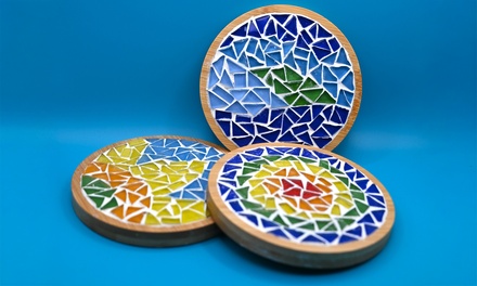Para 1 persona: Taller de posavasos de mosaico - El Puente Gallery