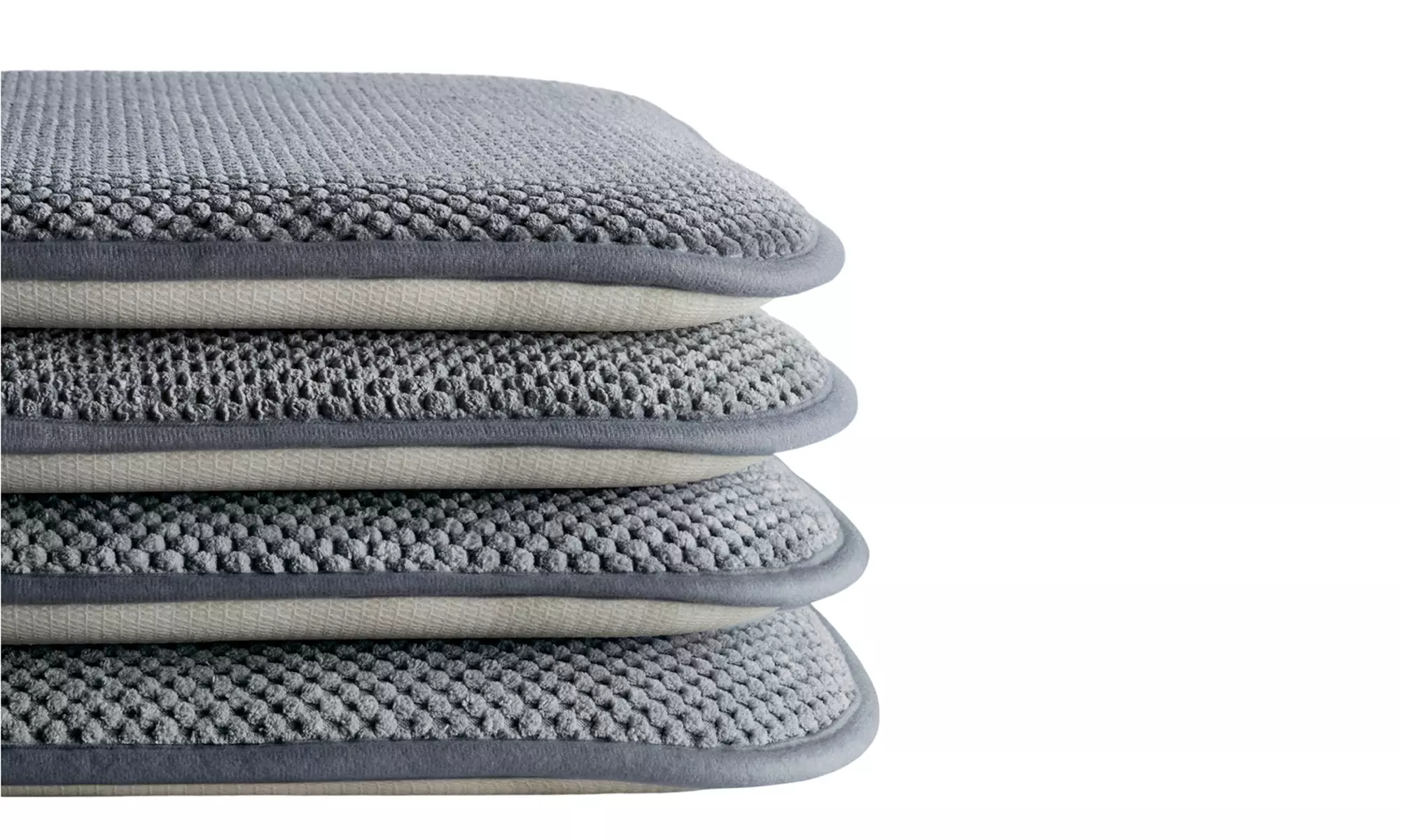 Dan River Two-Pack Memory Foam Non-Slip 16" x 16'' Chair Cushion Pad