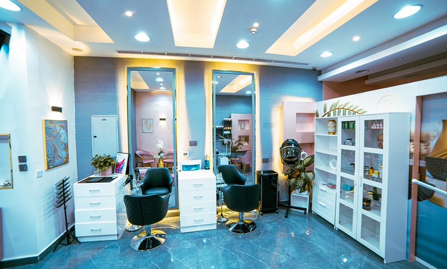Image 3: Classic/Gelish Mani & Classic/Gelish Pedi Or Foot Spa w/ Mani & Pedi