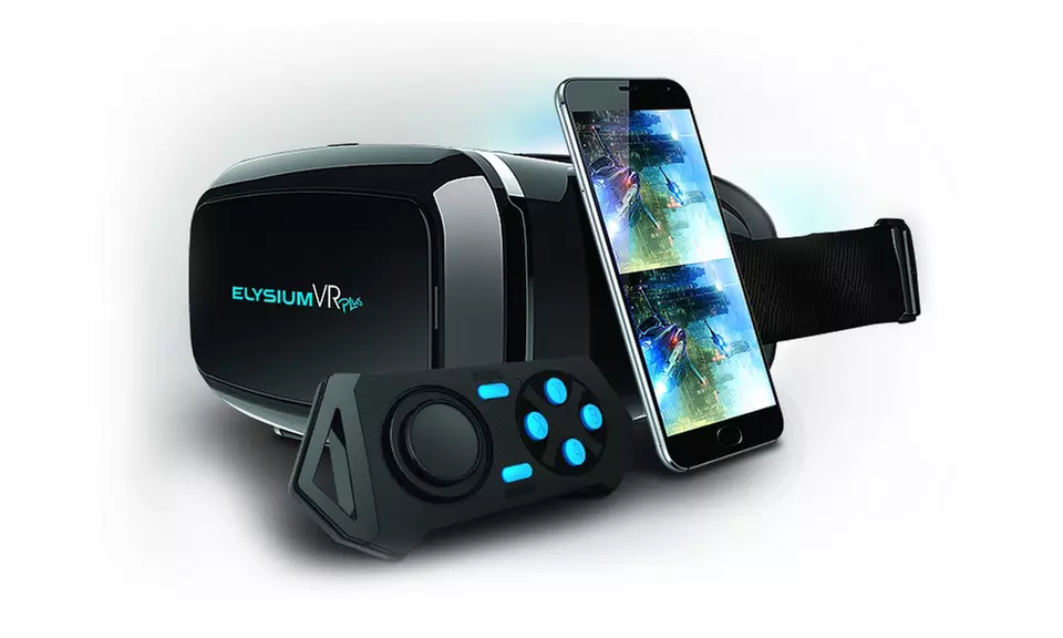 GoClever Elysium VR + 3D Brille mit Bluetooth-Controller (31% sparen*) - Primary Image