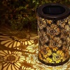 Image 1: Butterfly Solar Garden Lantern Decorative Outdoor Light