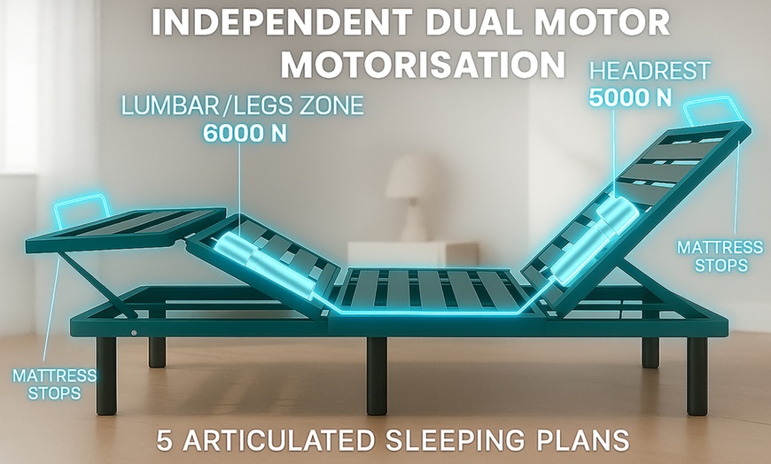 Image 8: Elektrische bedbodem Orthoflex Sampur