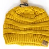 Image 29: Cheveux Corp. Women's Solid Classic CC Beanie