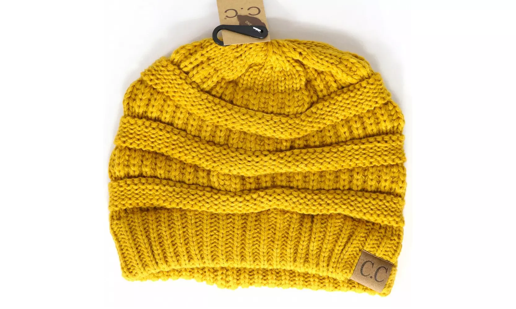 Cheveux Corp. Women's Solid Classic CC Beanie