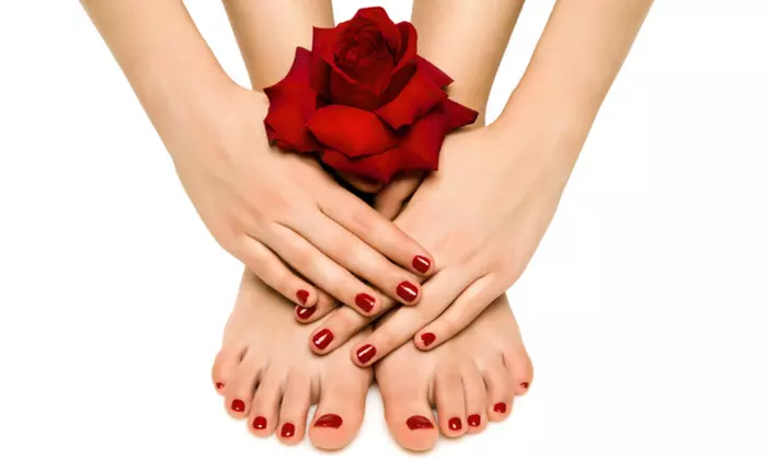 One Manicure, Pedicure, or Both at Salon Zoey (Up to 39% Off). Six Options Available. - Primary Image