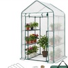 Image 2: Outsunny Foldable Small Greenhouse