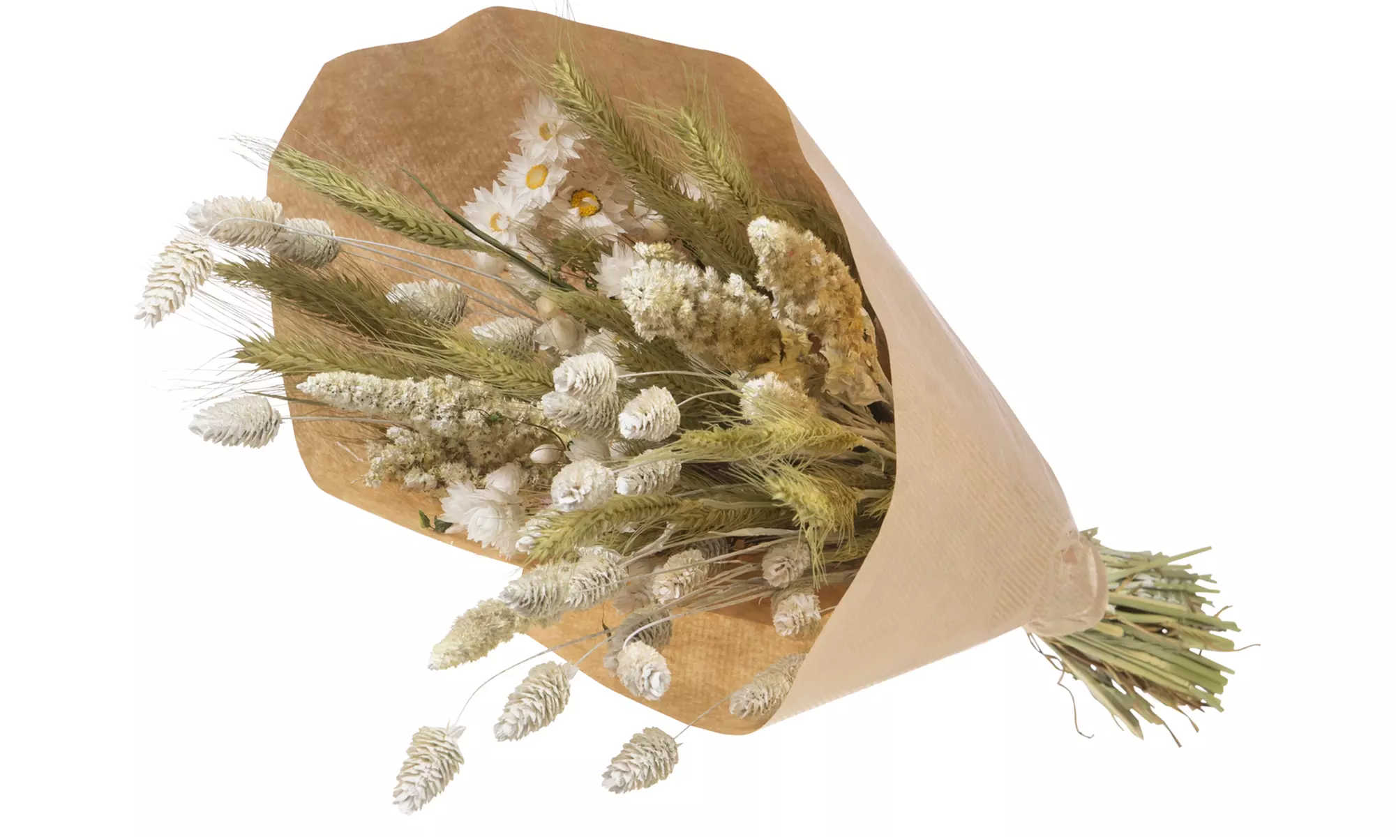 Ramo de flores secas variadas para decoración