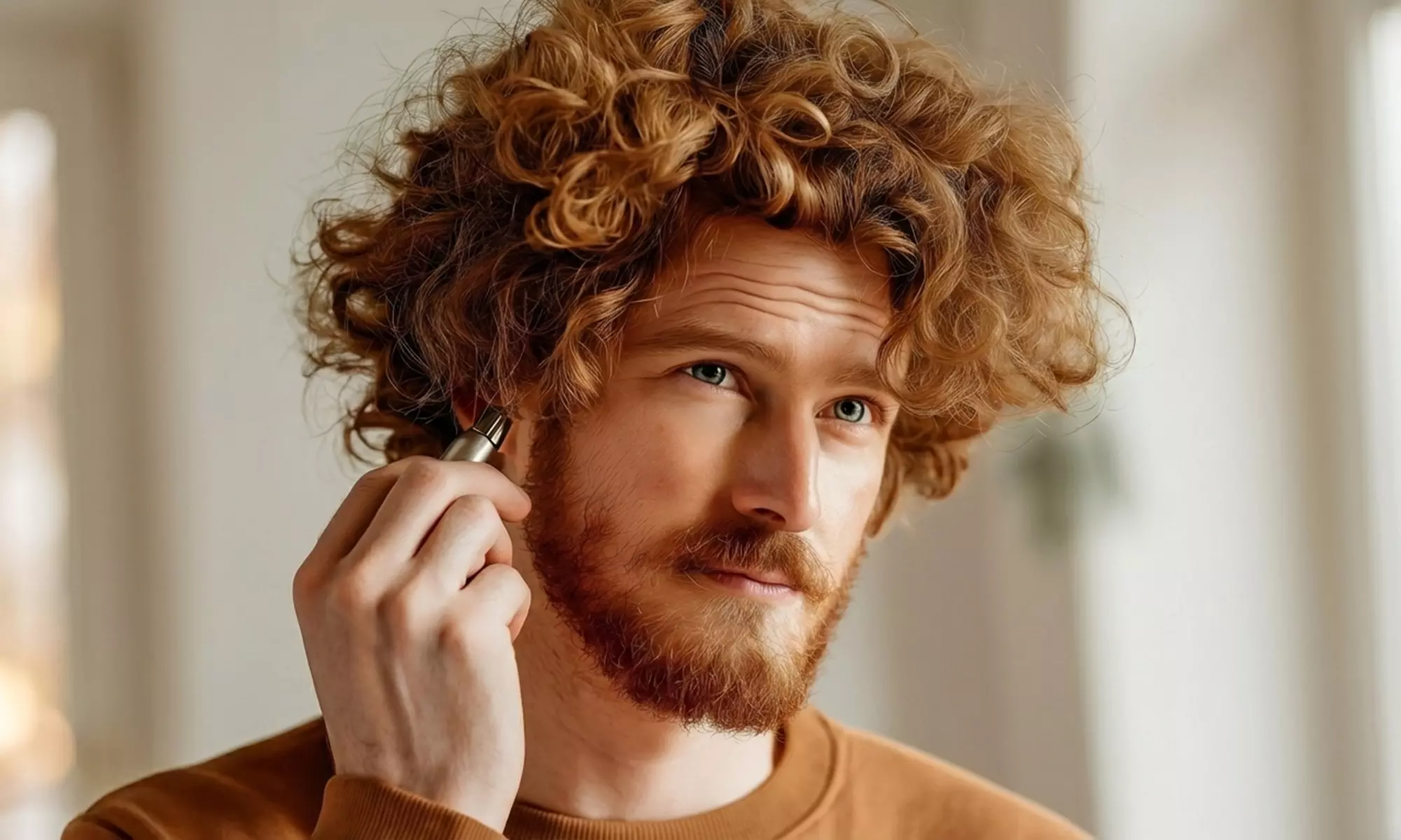 Tondeuse nez/oreilles 2-en-1 gris Proficare