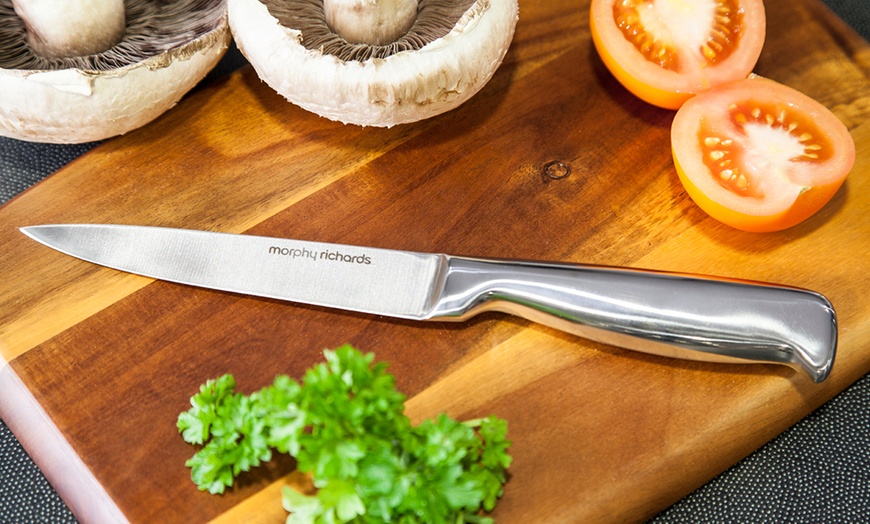 Image 8: Knife Block with Sharpener