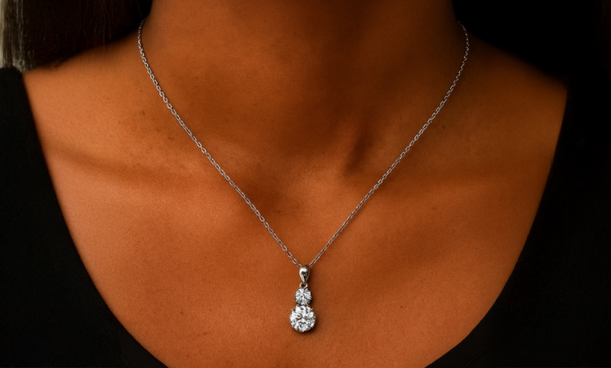 Image 1: Collier "Manilla" avec cristaux