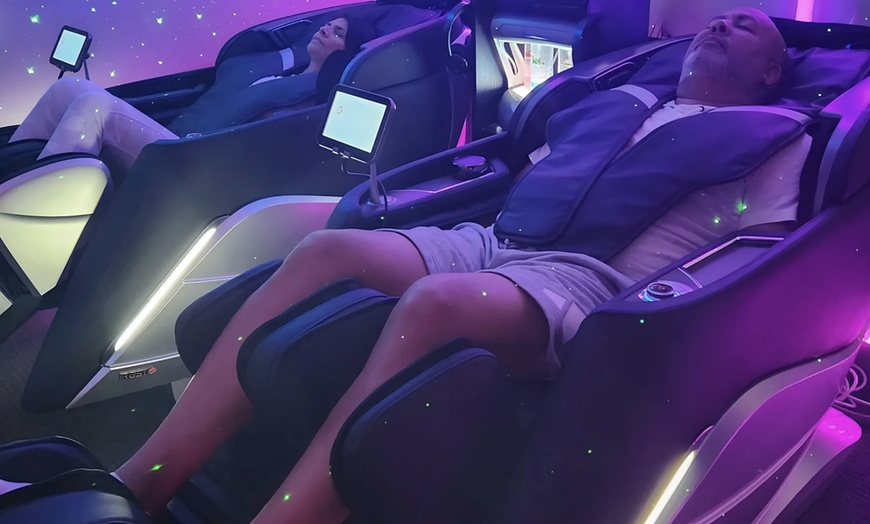 Image 2: Massage and Red Light Therapy Packages for One or Two at Zero-Gravity 