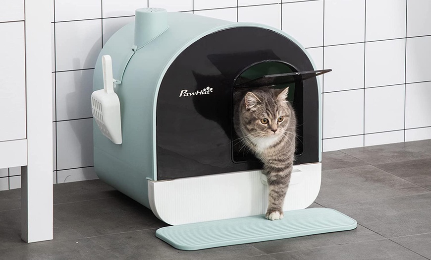 Image 6: PawHut Cat Litter Box