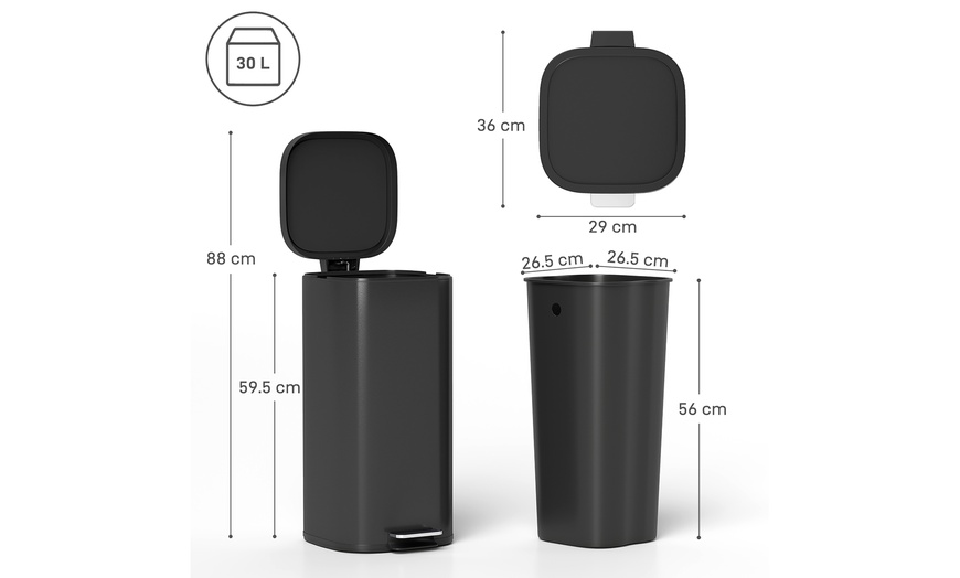 Image 17: HomCom Kitchen Bin Selection