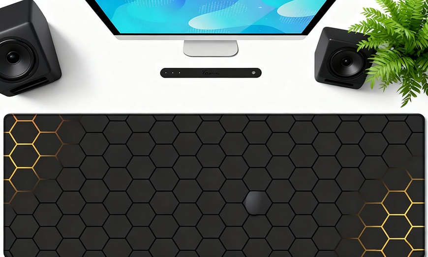 Image 6: Cartoon Desk Mat, Vivid HD Printing and Non-Slip Rubber Base