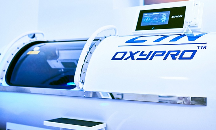 1 o 2 sesiones de cámara hiperbárica, crioterapia y luz LED para 1 o 2