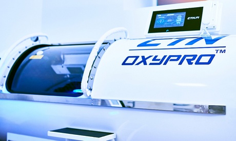 2 sesiones de 60 minutos de cámara hiperbárica crioterapia de cuerpo entero y luz LED biomoduladora