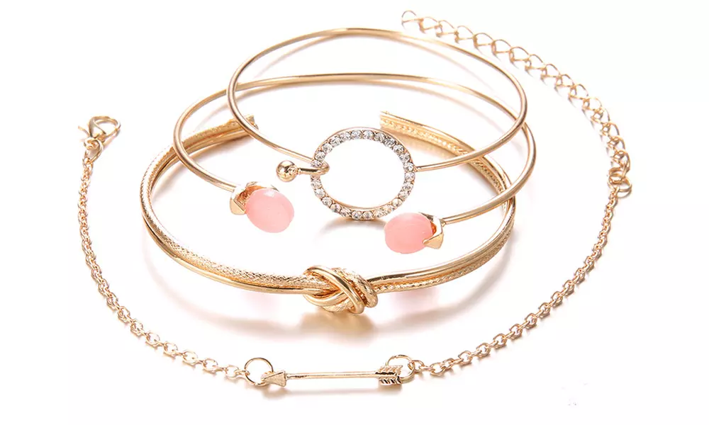 1 of 2 sets van 4 armbanden