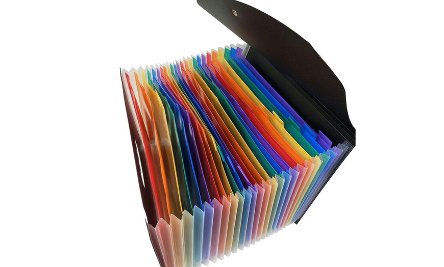 24-Pocket Classified File Folder | Groupon