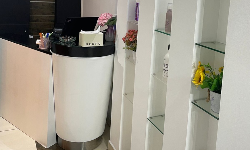 Image 7: Classic & Gelish Manicure-Pedicure w/ Hair Wash, Blowdry & Spa Add-Ons