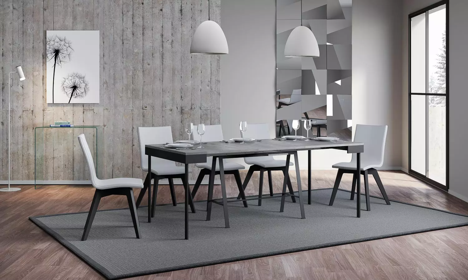 Ausziehbarer Konsolentisch „Banco Evolution“