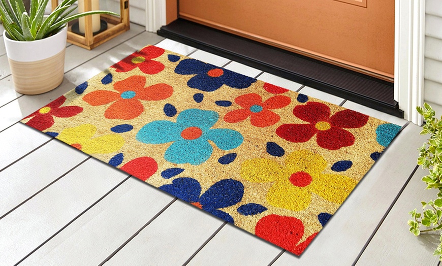 Image 100: Zerbino in cocco con retro antiscivolo