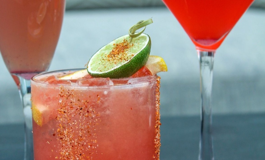Image 11: 2 House Cocktails and 1 Appetizer for One, Two, or Four People 