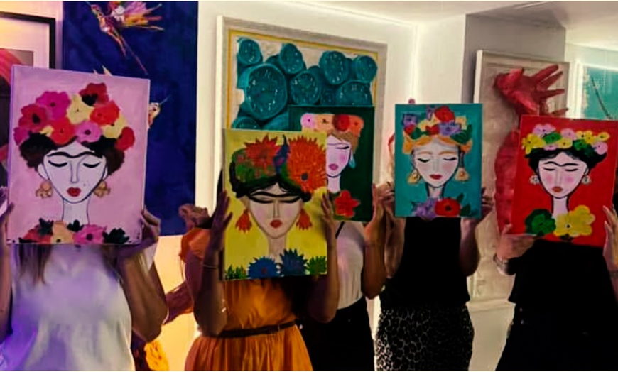 Image 5: ¡Una experiencia inolvidable! Pintura y vino para 1, 2 o 4 personas